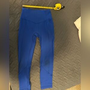Lululemon Royal Blue Leggings size 4